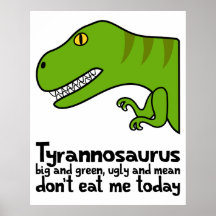 T-Rex Haiku Poster