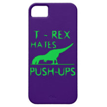 T REX HATES PUSHUPS Funny Dino Design