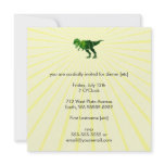 T-Rex invitations