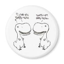 T-rex love magnet