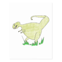 T Rex Postcard