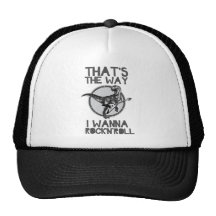 t-rex rock trucker hats