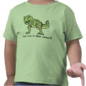 T-rex!  Text! t-shirts