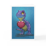 T-Rex Valentine Greeting Card