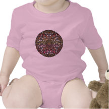 T-Shirt: Metallic Crystal Mandala