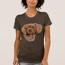 T Shirt : Ruby Cavalier king charles spaniel