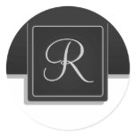 Tabbed Initial Envelope Seal Sticker