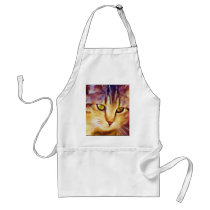 Tabby Cat Art apron