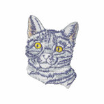 Tabby Cat embroidered shirts