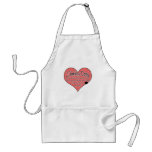 Tabby Cat Paw Prints Humour aprons