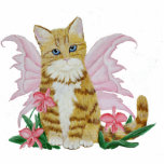 Tabby Fairy Kitten photo sculptures