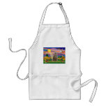 Tabby Norwegian Forest Cat - Autumn Sun aprons