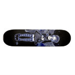 "Tabitha" Blue Gothic Angel Art Skateboard