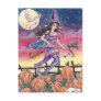 Tabitha - Witch, Cat and Owl Postcard
