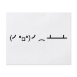 Table Flip Flipping Ascii Emoticon flyers