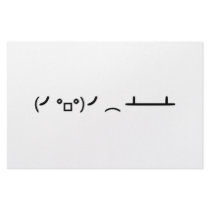 Table Flip Flipping Ascii Emoticon Personalized Stationery