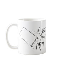 Table Flip Flipping Rage Face Meme Mug