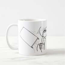 Table Flip Flipping Rage Face Meme Mug