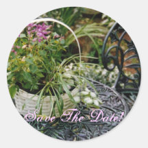 "Table for One" Save the Date Stickers