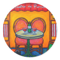 Table for Two in Paris Stickers