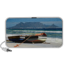 Table Mountain fishing boats Notebook Speaker