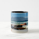 Table Mountain with fishing boats mugs & cups