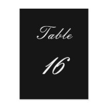 Table Number 16 Post Card