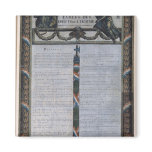 Table of the Declaration of the Rights of Man magnets