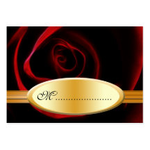 Table Seating Card Roses Are Red Business Card Template