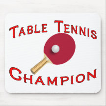 Table Tennis Champion Mouse Mat