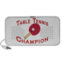 Table Tennis Champion Mp3 Speakers