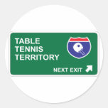 Table Tennis Next Exit Sticker
