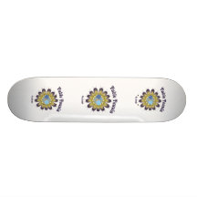 Table Tennis Not Drugs Skateboard Deck