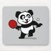 Table Tennis Panda Mouse Mat