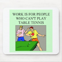 table tennis player mousemats
