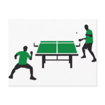 table tennis postkarten