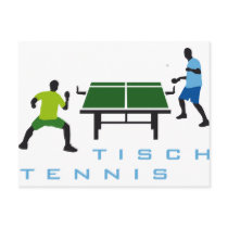 table tennis postkarten