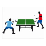 table tennis postkarte