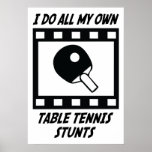 Table Tennis Stunts Posters