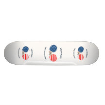 Table Tennis Veteran Skate Board Deck