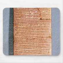 Tablet relating the ritual sacrifices mousepad