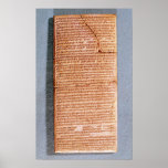 Tablet relating the ritual sacrifices poster