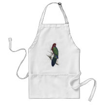 Tabuan Parrakeet by Edward Lear Aprons