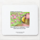 Tacky Pink Flamingos Funny Mouse Pad mousepads