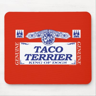 Taco Terrier Mouse Mats by dogbreedz