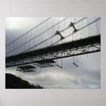 Tacoma Narrows Bridge Construction 2006-2007 Poster