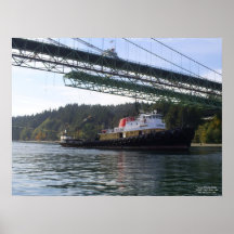 Tacoma Narrows Bridge Construction 2006-2007 Posters
