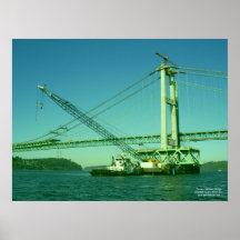 Tacoma Narrows Bridge Construction 2006-2007 Posters