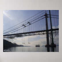Tacoma Narrows Bridge Construction 2006-2007 Poster