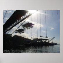 Tacoma Narrows Bridge Construction 2006-2007 Posters